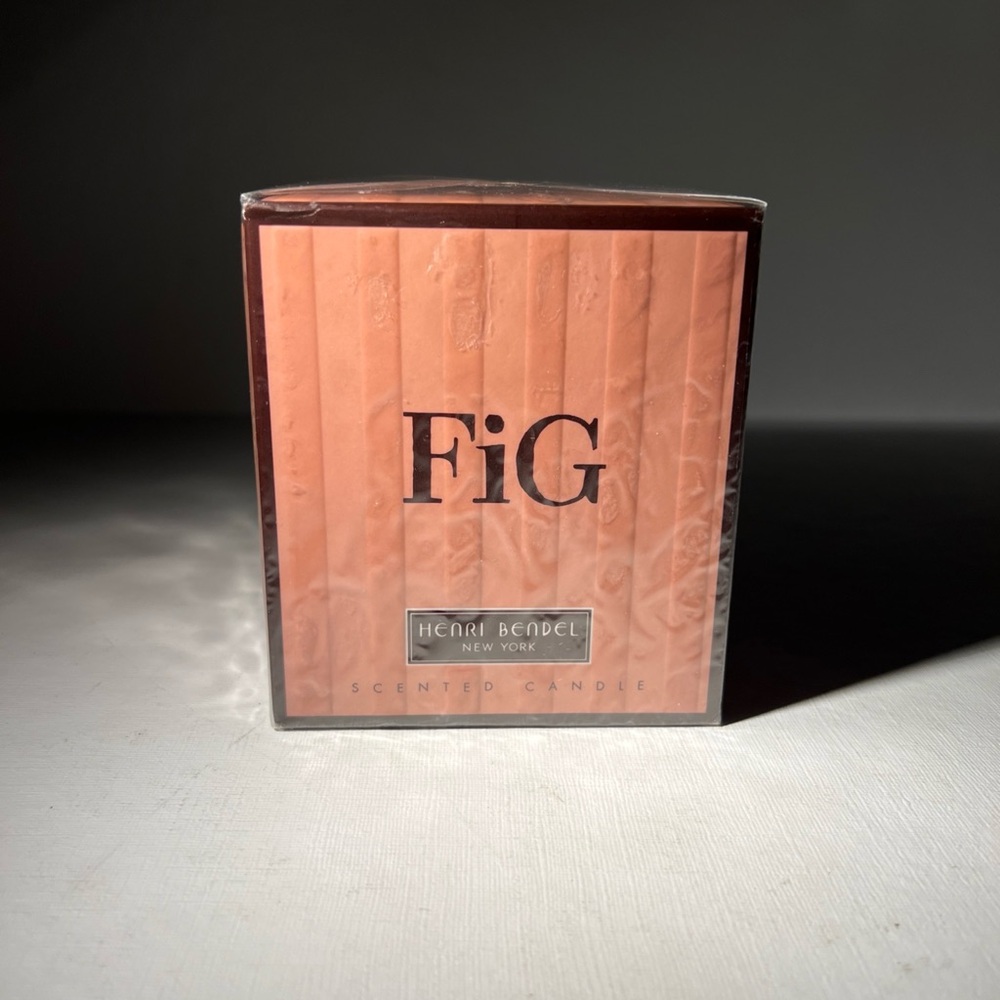 HENRI BENDEL FIG CANDLE GLASS 9.4 OZ DISCONTINUED & RARE NIB NEW & SEALED